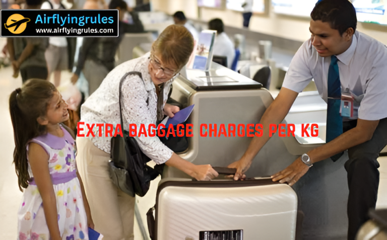 Extra Baggage Charges per KG
