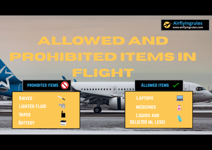 Allowed and Prohibited Items in Flight