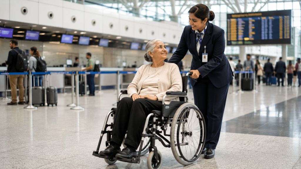 Request Wheelchair Assistance